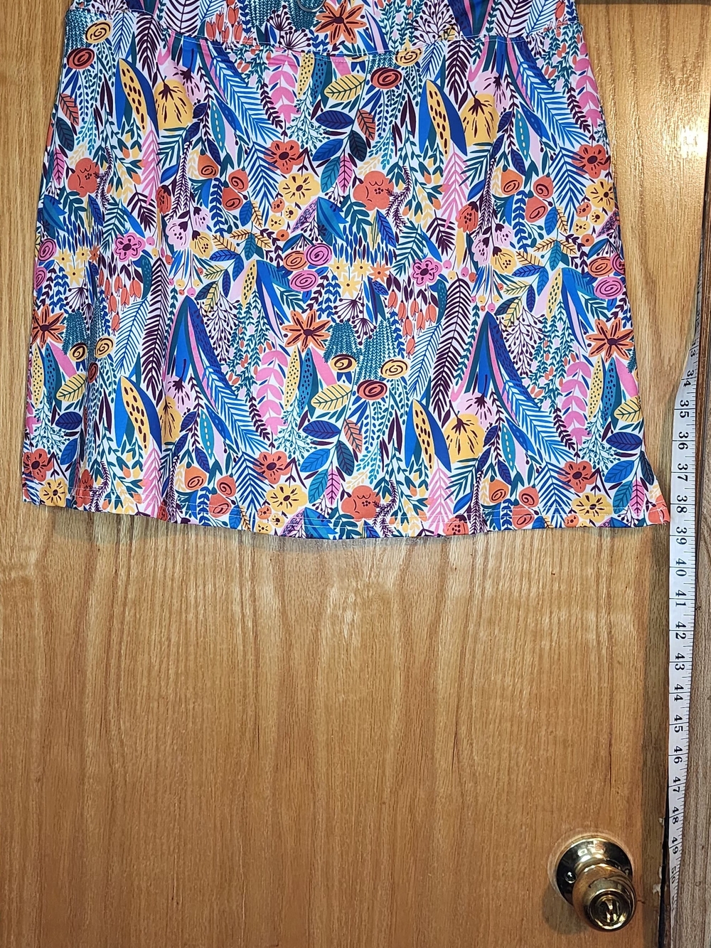 Floral Multi-Color A-Line Women’s Skirt Lg.